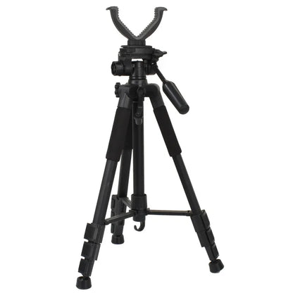 Outdoor Hunting Tripod Durable Adjustable Height Hunting Stand Aluminum V-Yoke Shooting Rack Multifunctio Hunting Safe Accessory