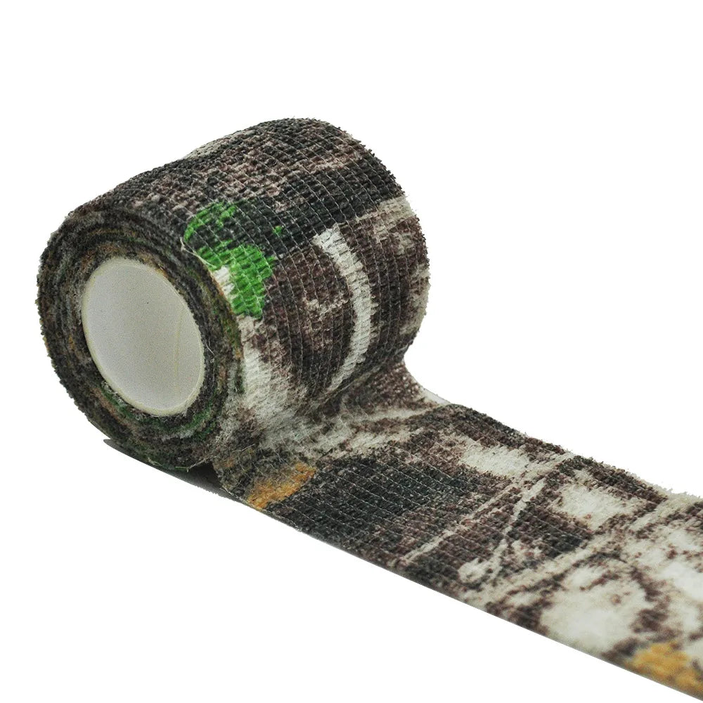 Camouflage Elastic Wrap Tape Hunt Disguise Elastoplast Self Adhesive Sports Protector Knee Finger Ankle Athletic Bandage