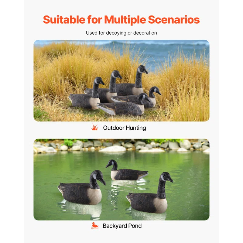 Canada Goose Decoy Outdoor Goose Floater with Ultra Realistic Paint