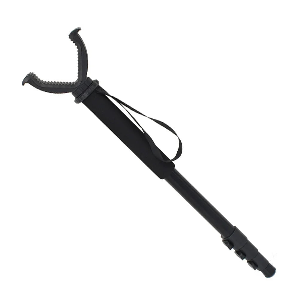 Outdoor Hunting Tripod Durable Adjustable Height Hunting Stand Aluminum V-Yoke Shooting Rack Multifunctio Hunting Safe Accessory