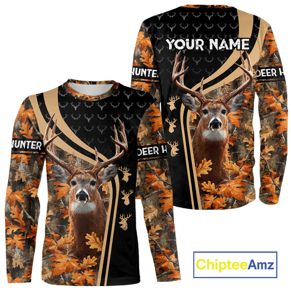 Custom Camo 3D Animal Deer Hunting Shirt Best Hunting Clothes for Season NHT67