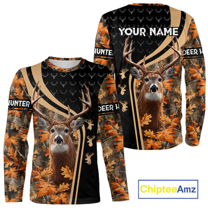 Custom Camo 3D Animal Deer Hunting Shirt Best Hunting Clothes for Season NHT67