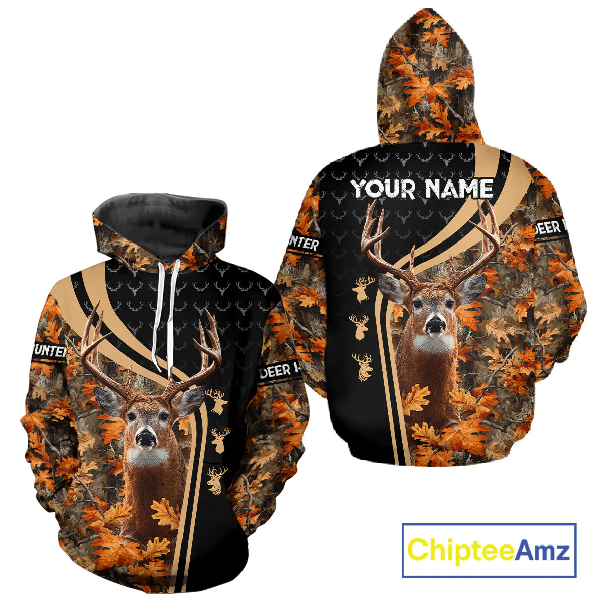 Custom Camo 3D Animal Deer Hunting Shirt Best Hunting Clothes for Season NHT67