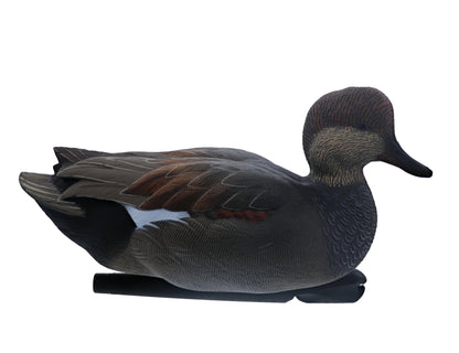 Avian X Topflight Gadwall Decoys Perfectly Replicated Late Season Gray Ducks, Weight Forward Swim Keel, Realistic Movement