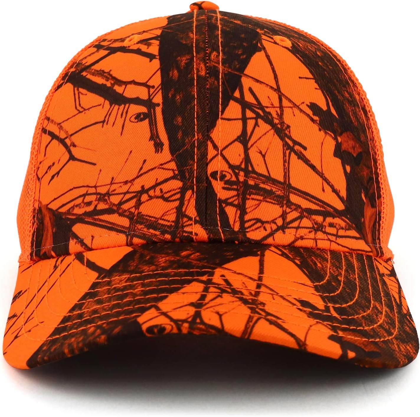 Hunting Camouflage Outdoor Structured Trucker Mesh Cap
