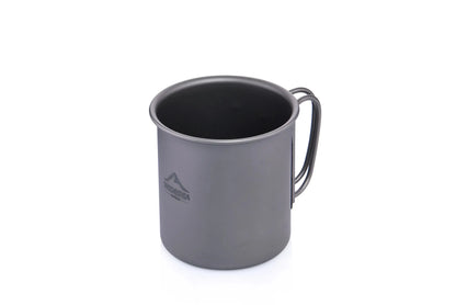 Camping Mug Titanium Cup Tourist Tableware Picnic Utensils Outdoor Kitchen Equipment Travel Cooking Set Cookware Hiking