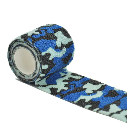 Camouflage Elastic Wrap Tape Hunt Disguise Elastoplast Self Adhesive Sports Protector Knee Finger Ankle Athletic Bandage