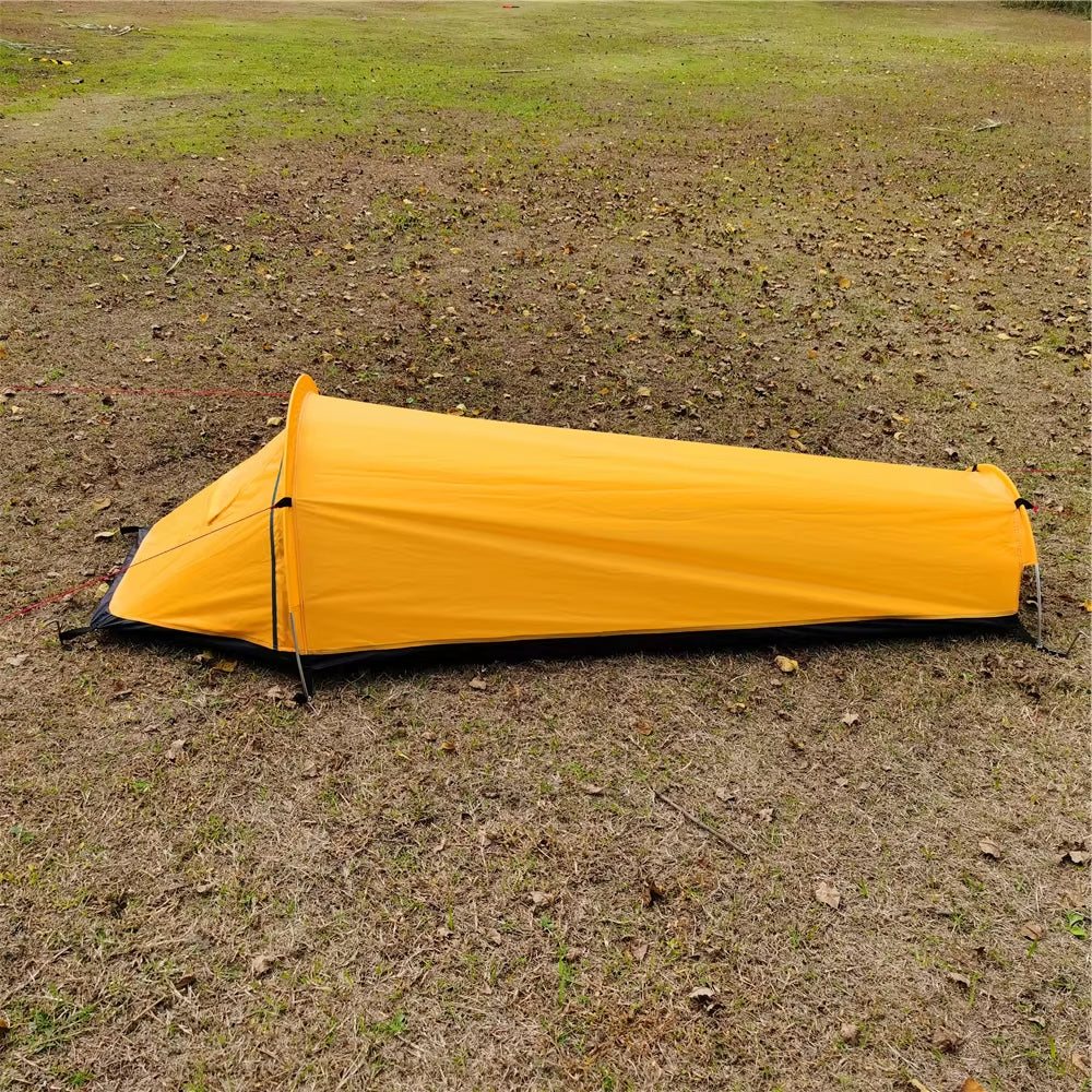 Backpacking Tent Outdoor Camping Sleeping Bag Tent Lightweight Single Person Tent