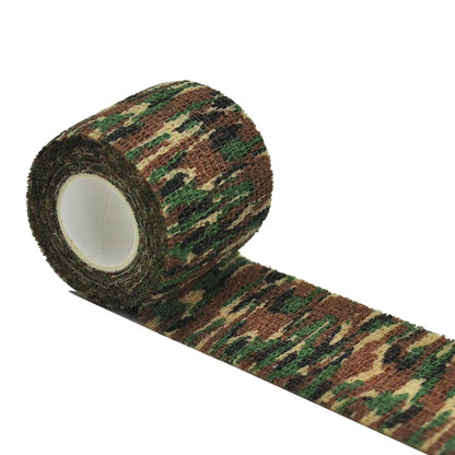 Camouflage Elastic Wrap Tape Hunt Disguise Elastoplast Self Adhesive Sports Protector Knee Finger Ankle Athletic Bandage
