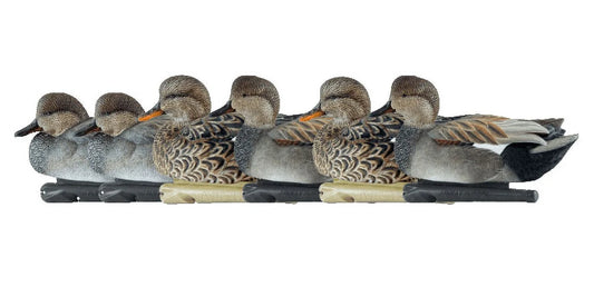 Avian X Topflight Gadwall Decoys Perfectly Replicated Late Season Gray Ducks, Weight Forward Swim Keel, Realistic Movement