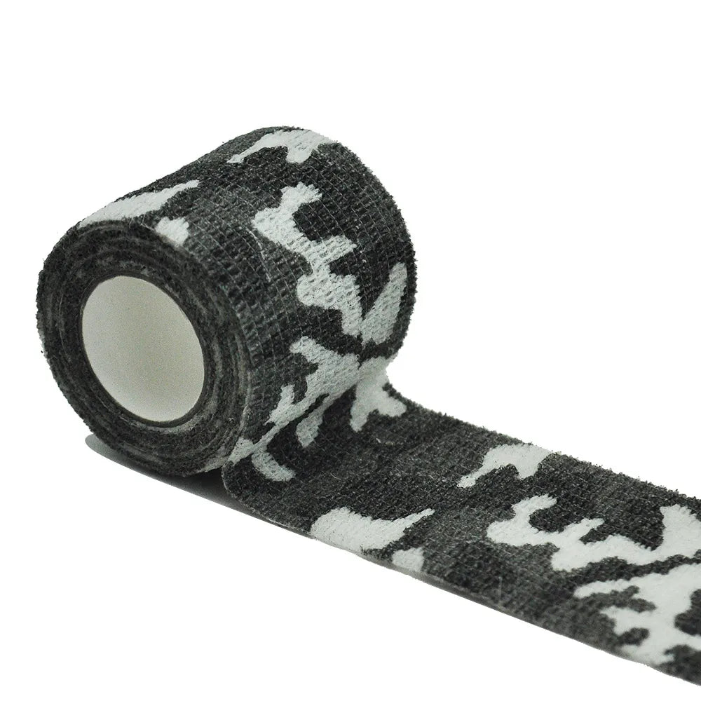 Camouflage Elastic Wrap Tape Hunt Disguise Elastoplast Self Adhesive Sports Protector Knee Finger Ankle Athletic Bandage