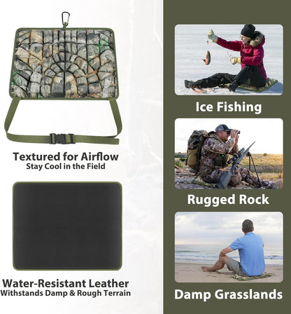 Hunting Seat Cushion, Memory Foam Silent Lightweight Camo Tree Stand Seat Cushio